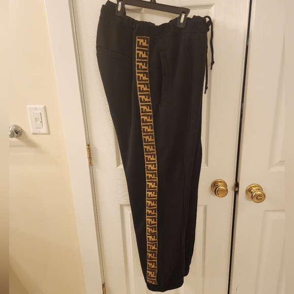 Fendi FF Tape Logo Joggers - Picture 4 of 9